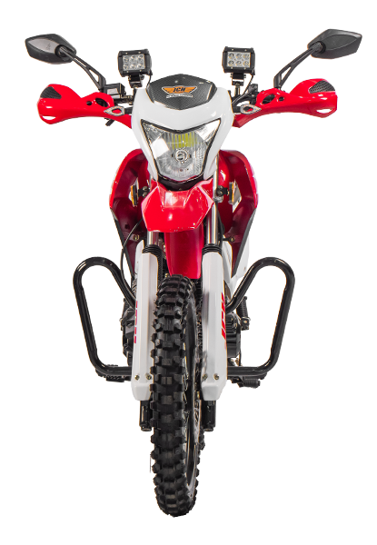 Moto todo terreno MRX 200 PRO de posición frontal