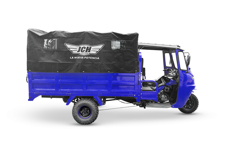 Moto carguero JCH 350 XL color azul