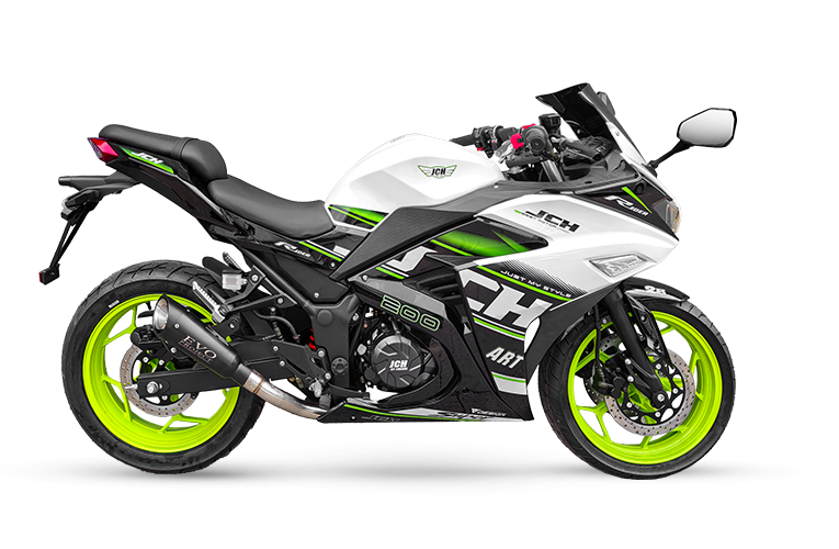 Moto Pistera RYDER 200 Blanco