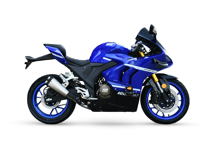 Moto Deportiva SPORT 4V negro azul