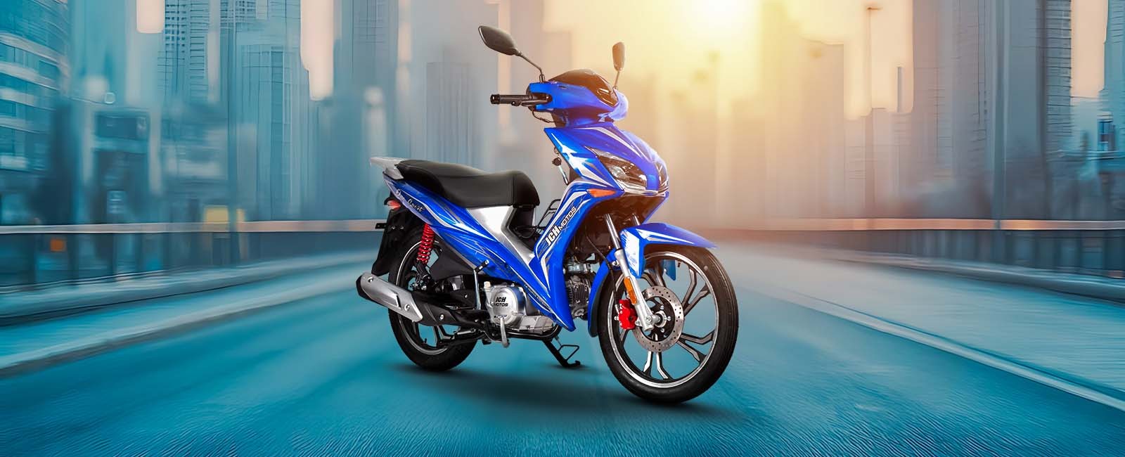 Moto Scooter ONE 125 en la pista