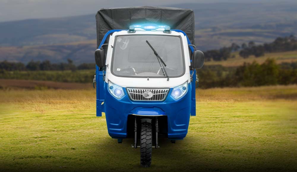 Moto carguero JCH 300D parte frontal