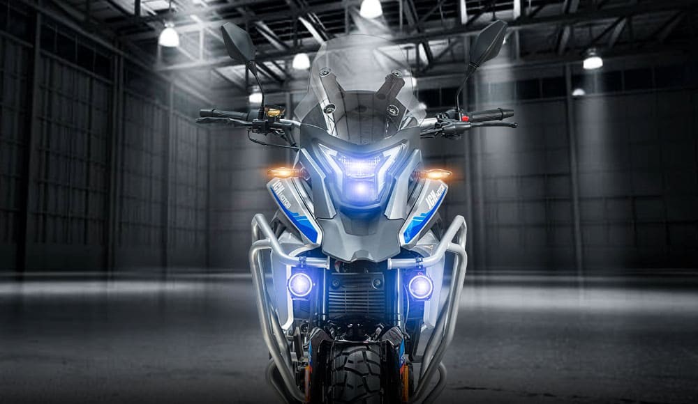 Moto Todo Terreno NEW GS 250 parte frontal