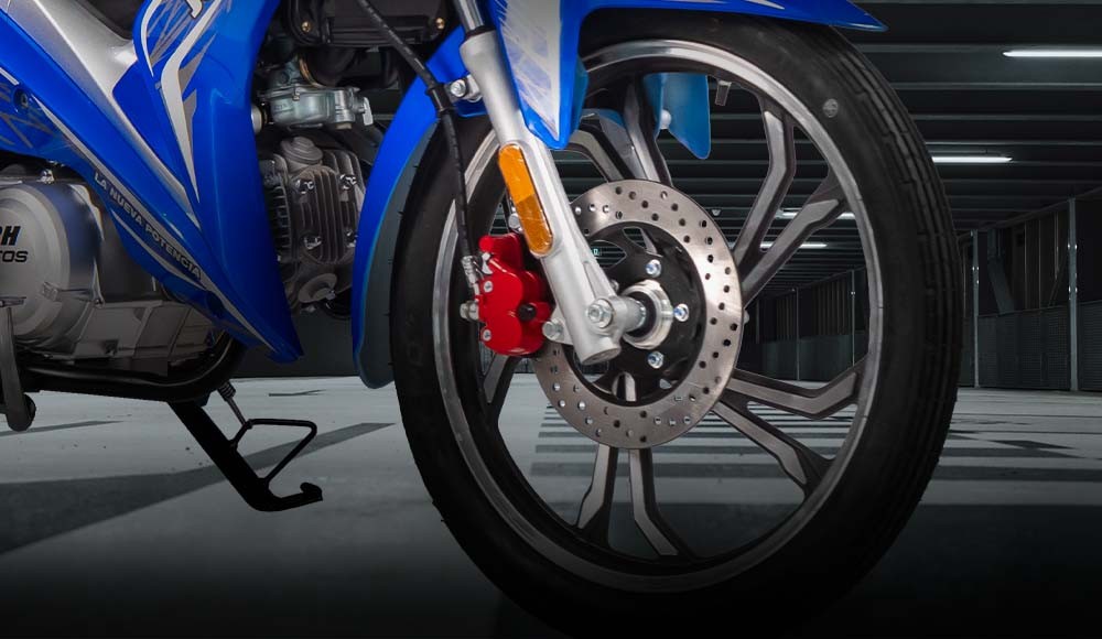 Parte frontal de la Moto Cub ONE 125