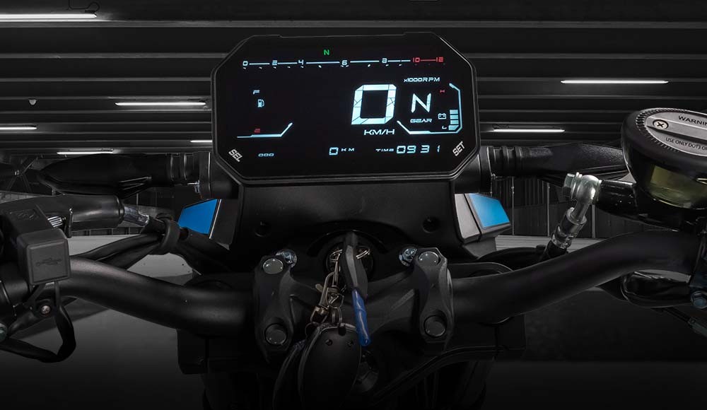 Moto Urbana NK 200 parte tablero