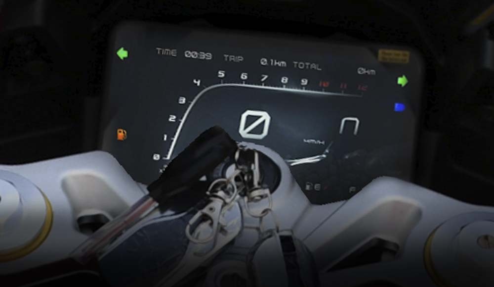 Tablero de la Moto Deportiva SPORT 4V