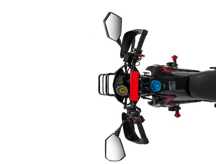 La perfección de los detalles de la Moto todo terreno MONTANA 200