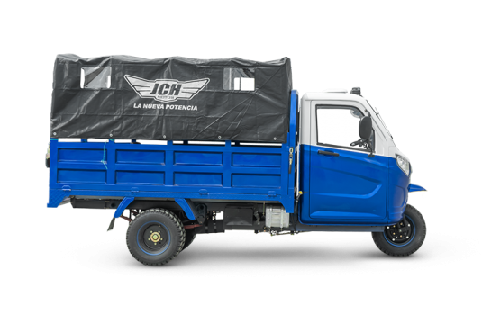 Moto carguero JCH 300D de color azul