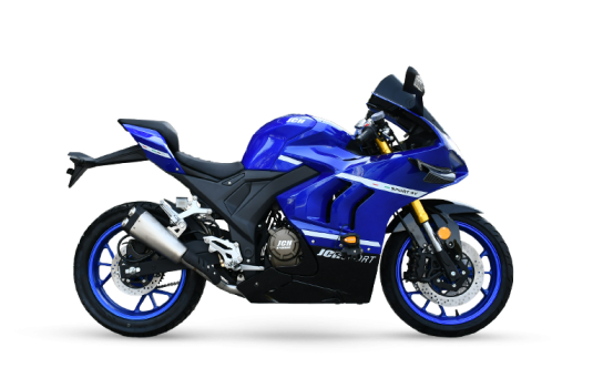 Moto Deportiva SPORT 4V negro azul