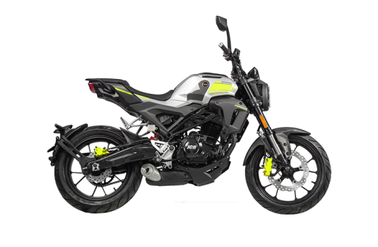 Moto pistera XDRIVE 250 de color amarillo