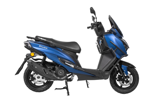 Moto Urbana ENJOY 150 color negro azul
